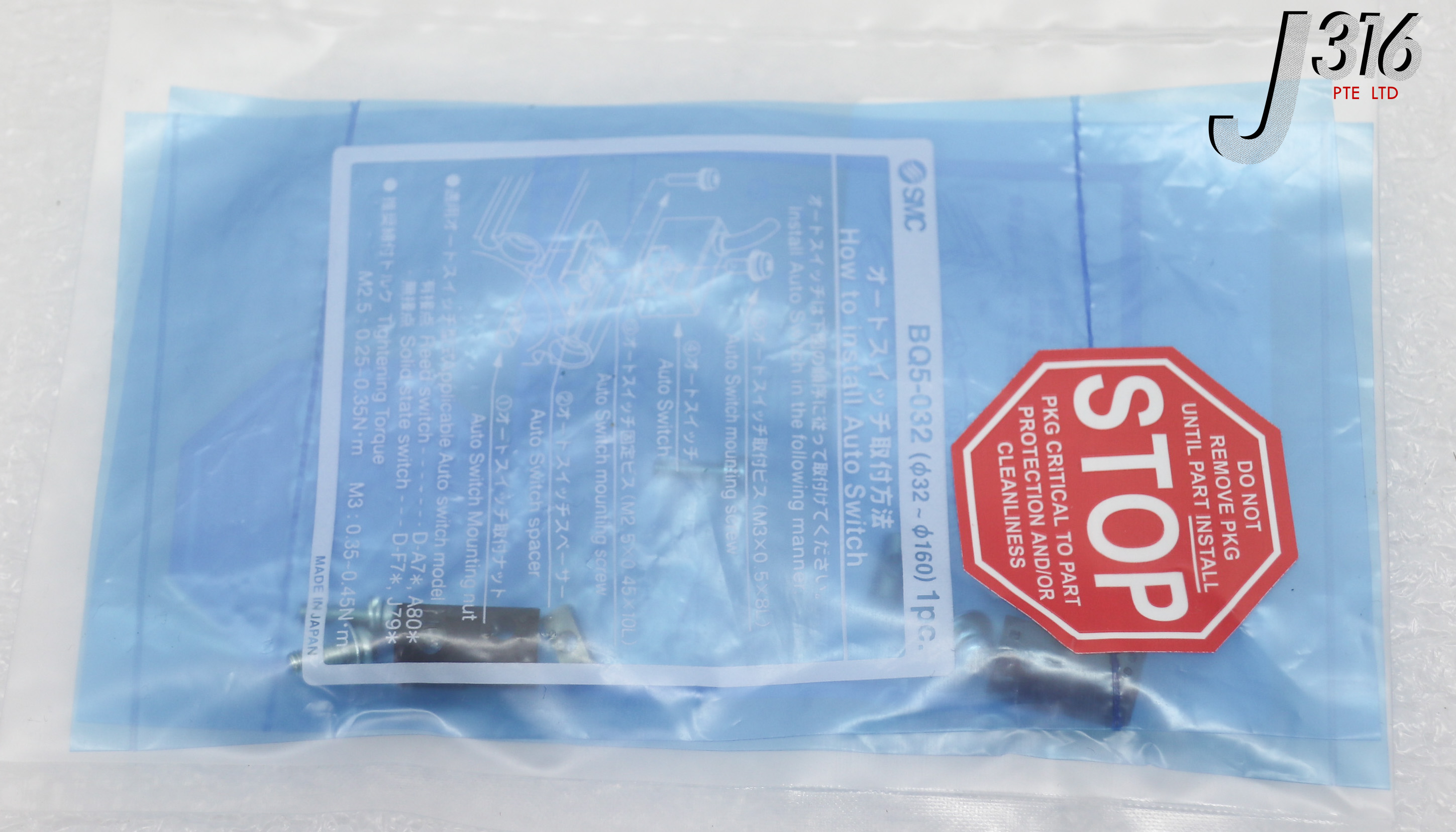 バッグ h 35088 APPLIED MATERIALS KIT, CYLINDER, BRACKET FOR SWITCH (NEW
